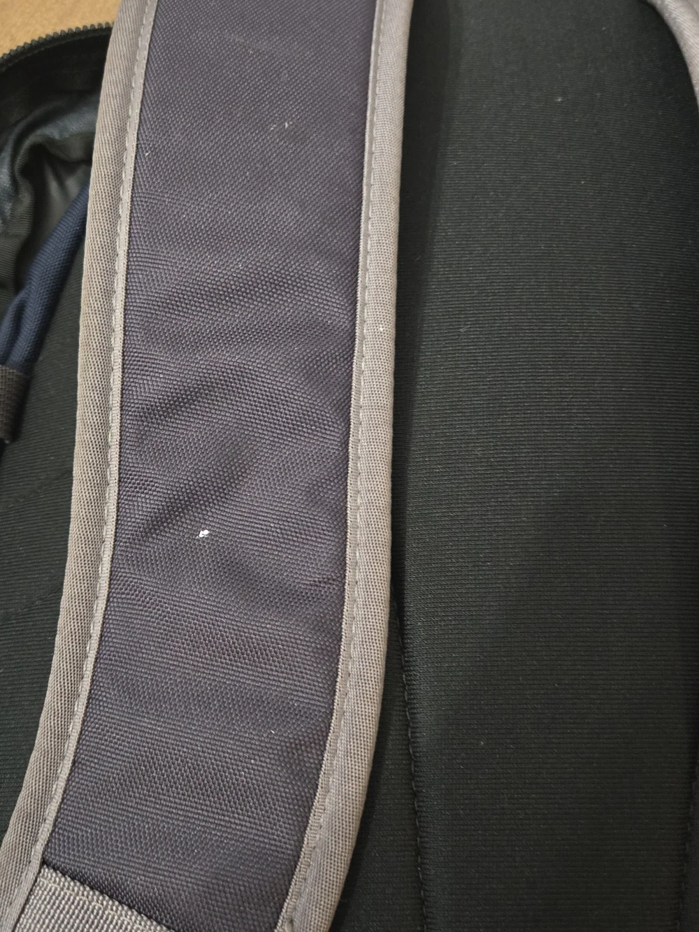 The North Face Slingshot Backpack in Navy and Charcoal